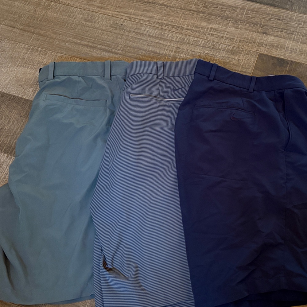 Set of Three Men's Nike golf shorts